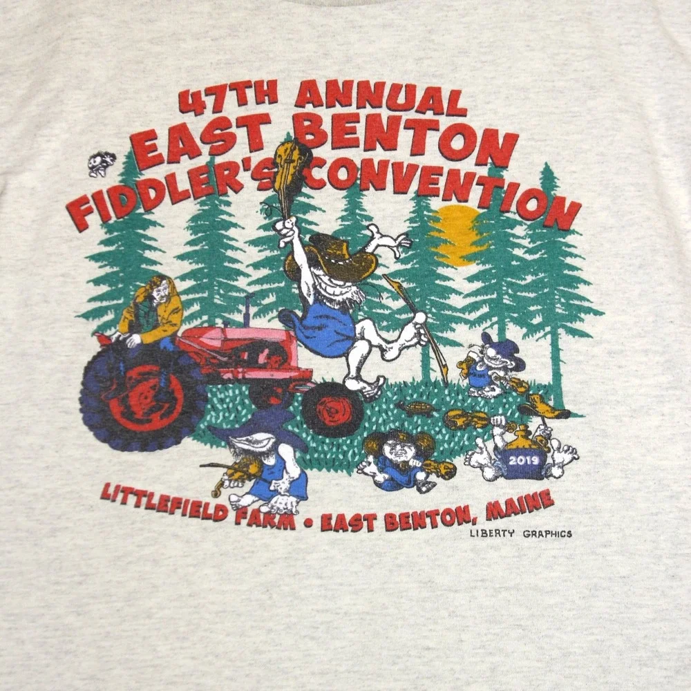 Liberty Graphics 47th Annual East Benton T Shirt‎ L Kids Water Based ink Print